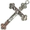 Zinc Alloy Cross Pendants, Crucifix Cross, plated cadmium free, Grade A 