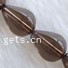 Natural Smoky Quartz Beads, Teardrop, Grade AA Approx 1mm .5 Inch 