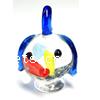 Colourful Lampwork Glass Pendant, Eye-catcher 