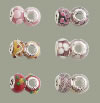 Lampwork Sterling Silver Double Core Beads, Rondelle, 13x8mm, Hole:Approx 4.5MM, Sold by PC