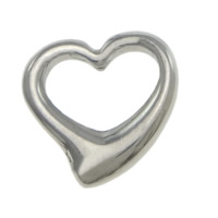 Stainless Steel Heart Pendants, 304 Stainless Steel, plated Approx 