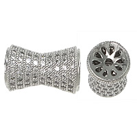 Cubic Zirconia Micro Pave Brass Beads, plated, micro pave cubic zirconia Approx 2mm 