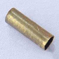 真鍮のチューブ・ビーズ, 銅, チューブ形, メッキ, 無色 穴:約 1.5mm, 50000パソコン/バッグ, 売り手 バッグ