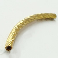 Brass Tube Beads, plated Approx 1.5mm 