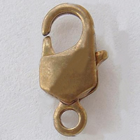 Brass Lobster Claw Clasp, plated Approx 2mm 