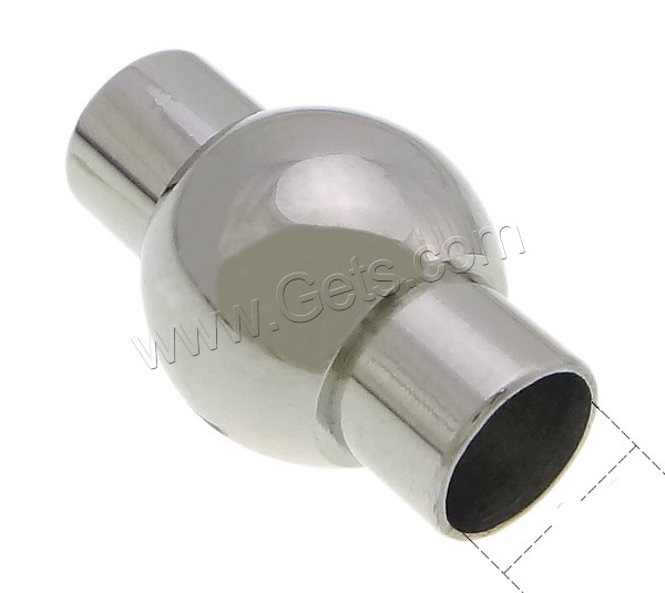 Fermeture magnétique en acier inoxydable rond, lanterne, normes différentes pour le choix, couleur originale, Vendu par PC