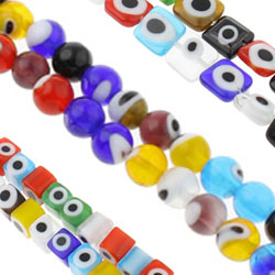 Evil Eye Lampwork Beads