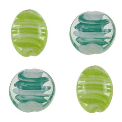 Inner Twist Lampwork Beads