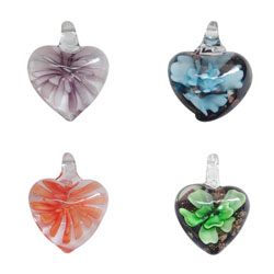 Inner Flower Lampwork Beads