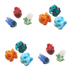 Flower Lampwork Beads