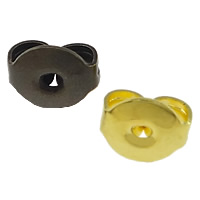 laiton Tension oreille Nut, Placage, plus de couleurs à choisir Environ 1mm, Vendu par PC