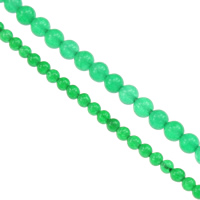 Jade Malaysia Bead, Round Inch 