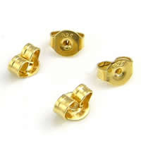 laiton Tension oreille Nut, Placage, plus de couleurs à choisir Environ 0.7mm Vendu par sac