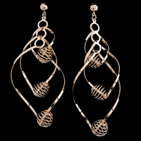 Brass Drop Earring, 18K gold plated, nickel, lead & cadmium free 