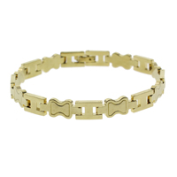 Brass Bracelets, gold color plated, nickel, lead & cadmium free  Approx 7 Inch 