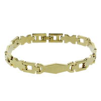 Brass Bracelets, gold color plated, nickel, lead & cadmium free  Approx 7.5 Inch 