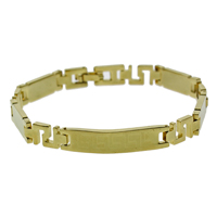 Brass Bracelets, gold color plated, nickel, lead & cadmium free  Approx 7.5 Inch 