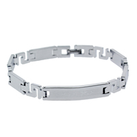 Brass Bracelets, platinum color plated, nickel, lead & cadmium free  Approx 7.5 Inch 