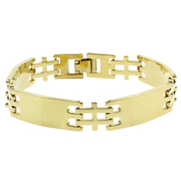 Brass Bracelets, gold color plated, nickel, lead & cadmium free  Approx 7.5 Inch 