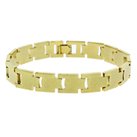 Brass Bracelets, gold color plated, nickel, lead & cadmium free Approx 8 Inch 