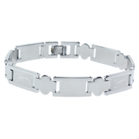 Brass Bracelets, platinum color plated, nickel, lead & cadmium free Approx 8.5 Inch 