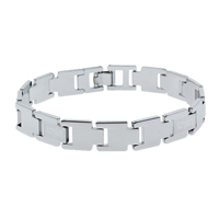 Brass Bracelets, platinum color plated, nickel, lead & cadmium free Approx 8 Inch 