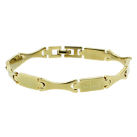 Brass Bracelets, gold color plated, nickel, lead & cadmium free Approx 7.5 Inch 