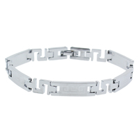 Brass Bracelets, platinum color plated, nickel, lead & cadmium free  Approx 7 Inch 