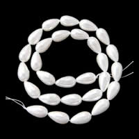 South Sea Shell Beads, Teardrop, lustrous nickel, lead & cadmium free Approx 1mm Inch 