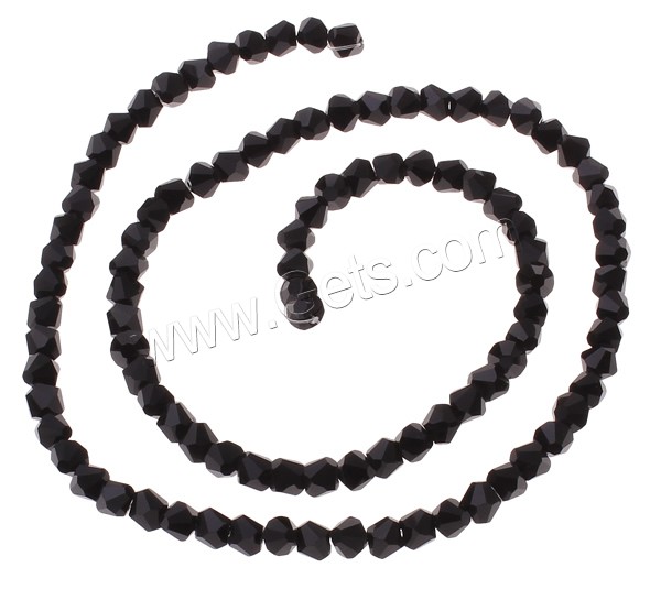 Bicone Crystal Beads, Double Cone, different size for choice & faceted, more colors for choice, Hole:Approx 1mm, Sold By Strand