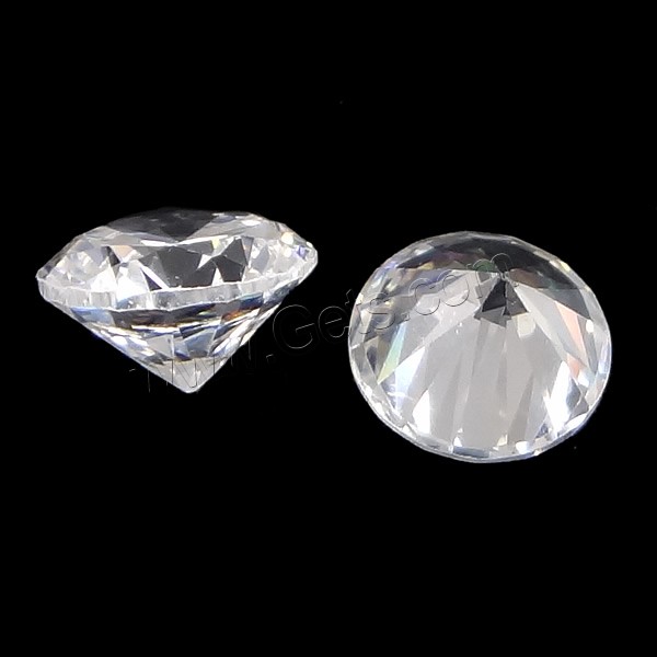 Cubic Zirconia Cabochons, Diamond Shape, different size for choice & rivoli back, Crystal, Grade AAA, 10000PCs/Bag, Sold By Bag