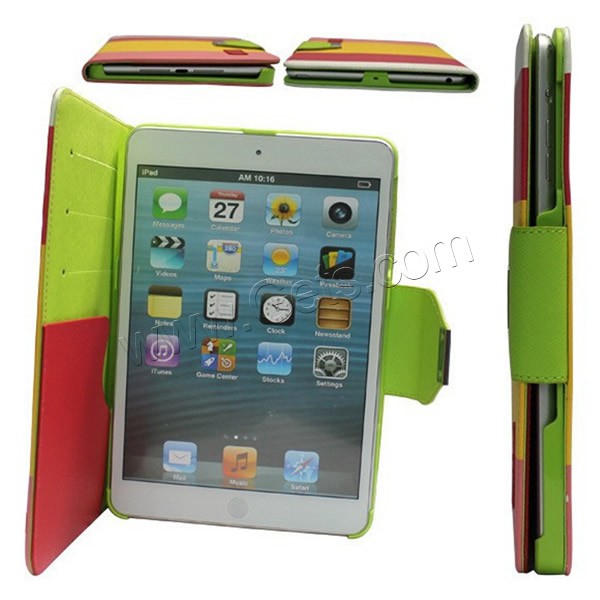 PU Leather Ipad Cover Holder, Rectangle, different styles for choice, more colors for choice, 246mm, Sold By PC