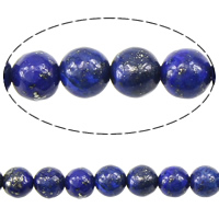 Perles en Synthétique Lapis, lapis synthétique, Rond, 4mm Environ 0.5mm Environ 16 pouce, Environ Vendu par brin