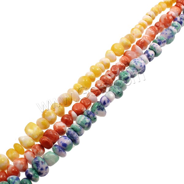 Gemstone Chips, different size for choice, more colors for choice, 5-15mm, Hole:Approx 1mm, Length:Approx 35.4 Inch, Sold By Strand