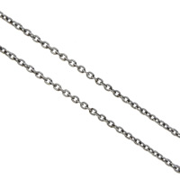 Stainless Steel Oval Chain, 316 Stainless Steel, original color 