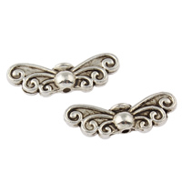 Zinc Alloy Animal Beads, Butterfly, plated lead & cadmium free Approx 1mm, Approx 