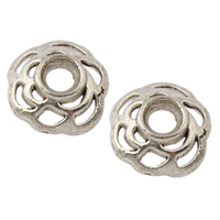 Zinc Alloy Bead Caps, Flower, plated lead & cadmium free Approx 1.5mm, Approx 