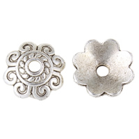 Zinc Alloy Bead Caps, Flower, plated lead & cadmium free Approx 1mm, Approx 