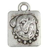 Zinc Alloy Animal Pendants, Dog, plated lead & cadmium free Approx 2mm, Approx 