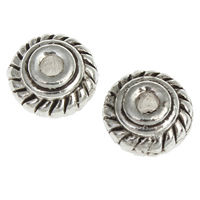 Zinc Alloy Jewelry Beads, Rondelle, plated lead & cadmium free Approx 1mm, Approx 