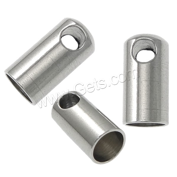 Stainless Steel End Caps, Column, different size for choice, original color, Sold By PC