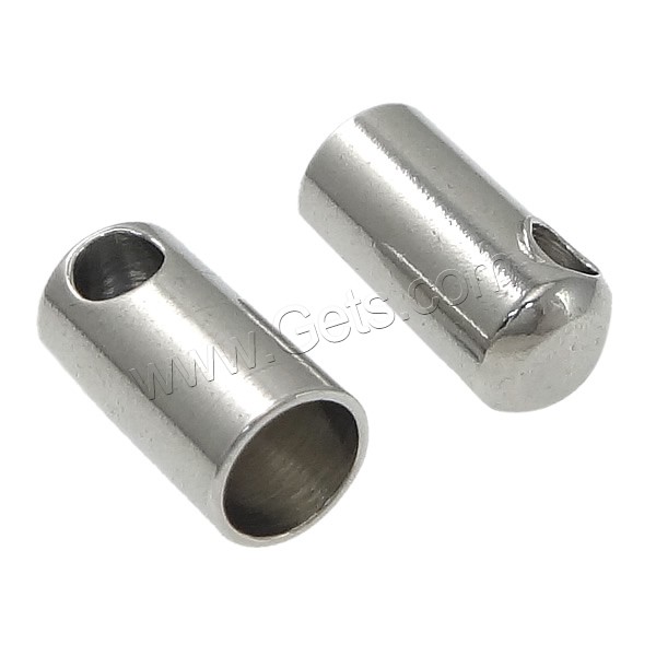 Stainless Steel End Caps, Column, different size for choice, original color, Sold By PC