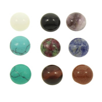 Gemstone Cabochons, natural & flat back & mixed 