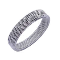 Fingerring Edelstahl-Mann, 304 Edelstahl, originale Farbe, 4mm, verkauft von PC