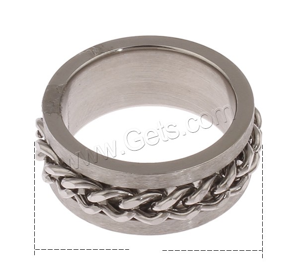 Men Stainless Steel Ring in Bulk, Donut, different size for choice & for man, original color, Sold By PC