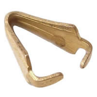 Brass Pinch Bail, plated 