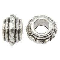 Perles intercalaires en alliage de zinc, rondelle, Placage, plus de couleurs à choisir, protéger l'environnement, sans nickel, plomb et cadmium, 8mm Vendu par kg