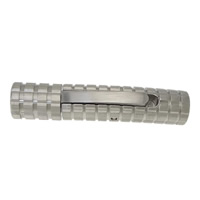 Stainless Steel Bayonet Clasp, Tube, plated Approx 4mm 