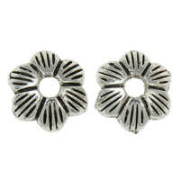 Zinc Alloy Bead Caps, Flower, plated lead & cadmium free Approx 1mm, Approx 