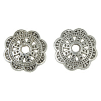 Zinc Alloy Bead Caps, Flower, plated lead & cadmium free Approx 1mm, Approx 